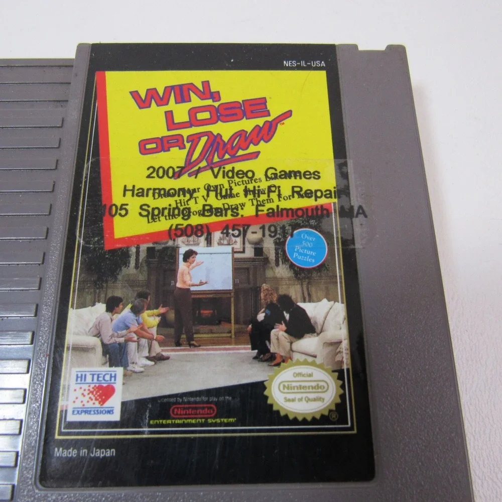 Win, Lose Or‎ Draw (NINTENDO NES 1989) 1